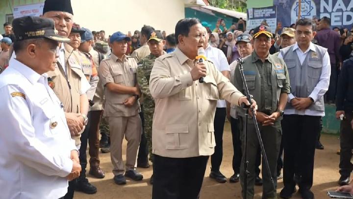 Prabowo Inspects Disaster Recovery in Agam and Padang Pariaman