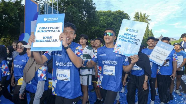 Ribuan Peserta Run For Solidarity Satukan Doa untuk Korban Bencana Sumatra