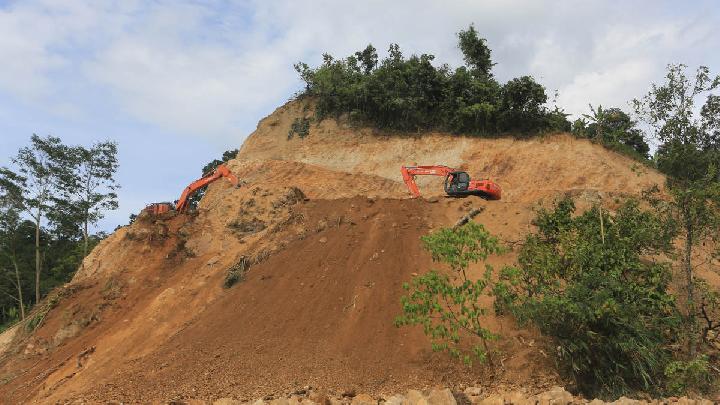 Ruas Jalan Gayo Lues-Aceh Tenggara Putus Lagi Akibat Longsor