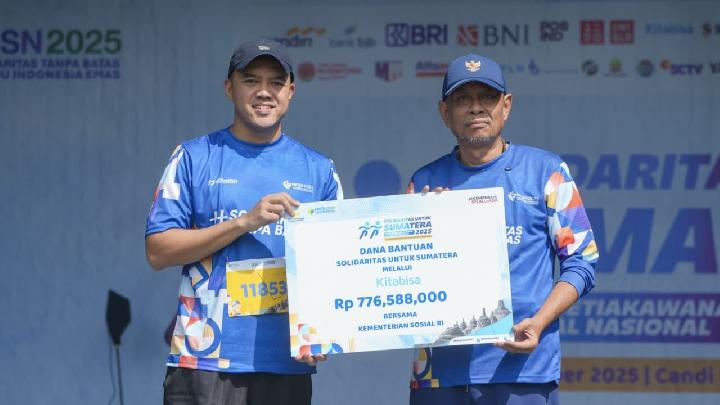 Puncak HKSN 2025, Run For Solidarity Himpun Donasi untuk Banjir Sumatra