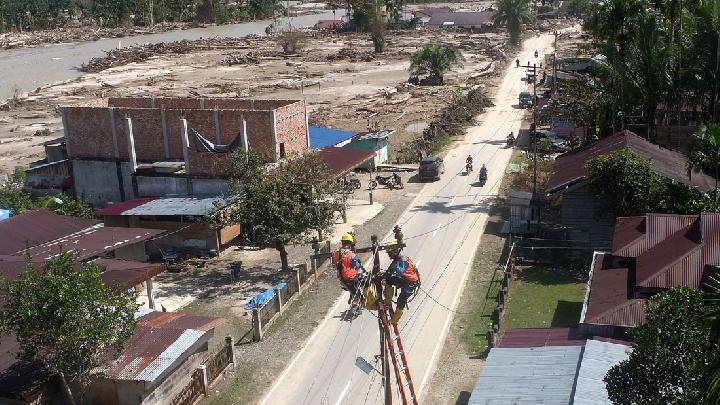 Electricity Recovery Remains Low in Three Aceh Regencies