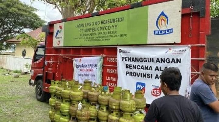 Pertamina Telah Distribusikan Lebih dari 100 Ribu Tabung LPG 3 Kg di Aceh