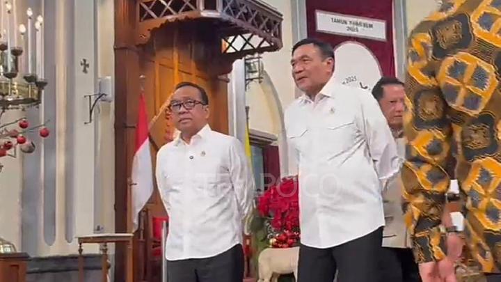 Kata Pratikno soal Warga Sumatera Natalan di Pengungsian