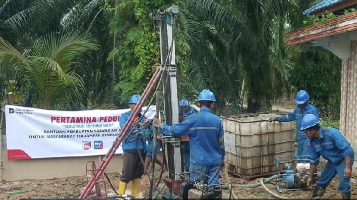Pertamina, Sakinlerin Kuyularını Yeniliyor ve Aceh’e Temiz Su Temini Sağlıyor
