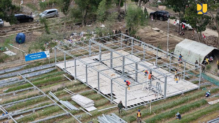Temporary Housing for Aceh Flood Victims Built with Premium Materials