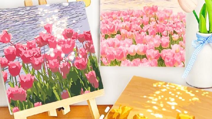 Paket Pealatan Melukis untuk Pemula, Tinggal Ikuti Pola dan Jadi Istimewa