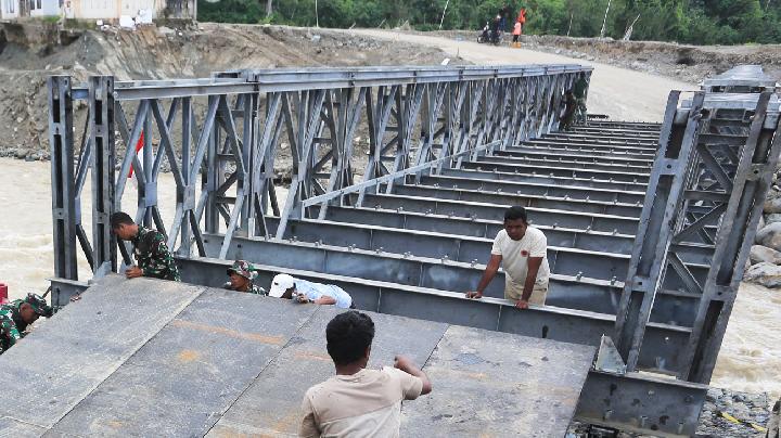 Kementerian PU Mulai Bangun 7 Jembatan Permanen di Aceh