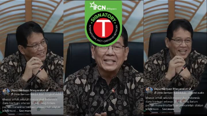 Fact Check: Indonesian Finance Minister's Rp50 Million Aid Claim Is Fake