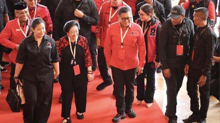 PDIP Ulusal Çalışma Toplantısının Son Günü: Torunu Megawati’yi Karşıladı