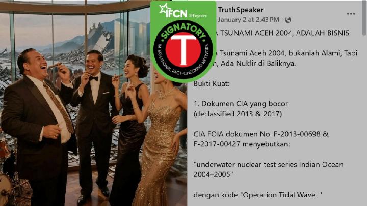 Fact Check: Claim of US Nuclear Test Behind 2004 Aceh Tsunami Is False