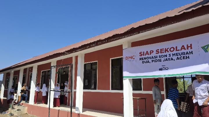 Dompet Dhuafa Renovasi Sejumlah Sekolah di Sumatra
