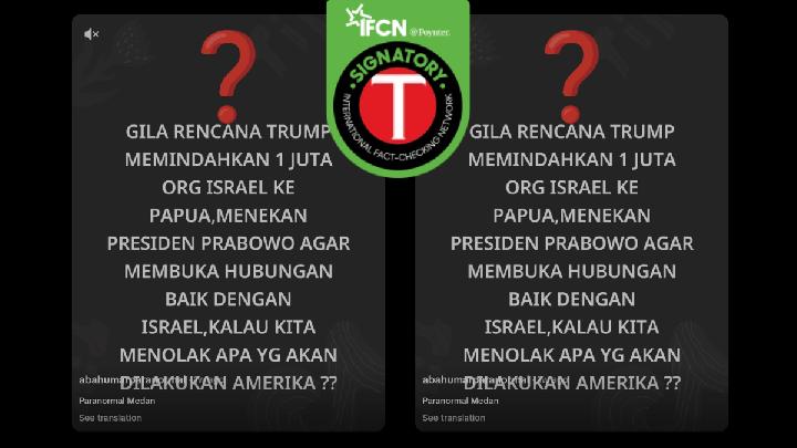 Fact Check: Is Trump Moving 1 Million Israelis to Papua?