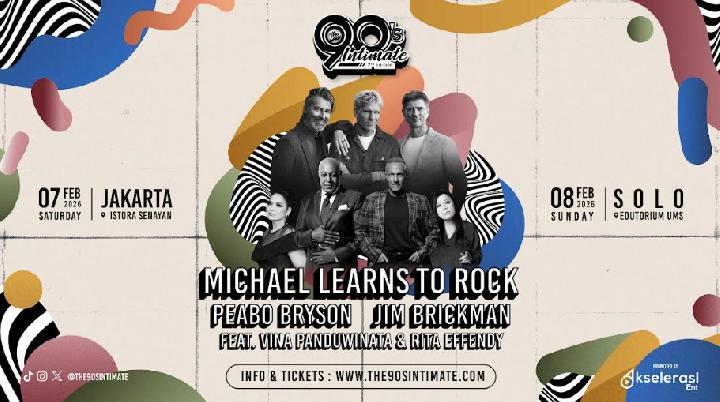 Michael Learns To Rock dkk Hadir di Konser Musik Era 90an
