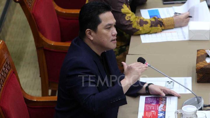 Erick Thohir Laporkan Kinerja Kemenpora saat Bertemu Teddy