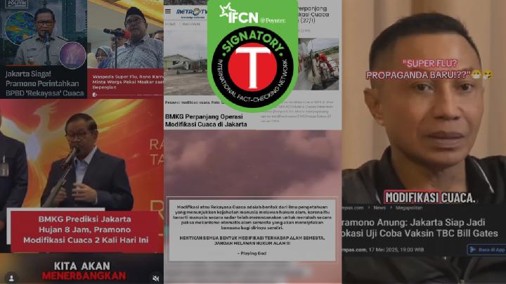 Fact Check: No Chemtrails Behind Indonesia's Weather Modification Activities