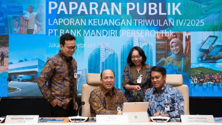 Bank Mandiri Catat Laba Bersih Rp 15,4 Triliun