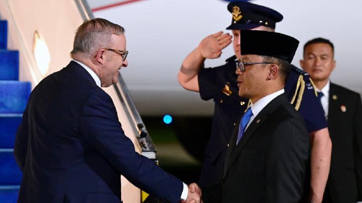 Australian PM Anthony Albanese Arrives in Jakarta