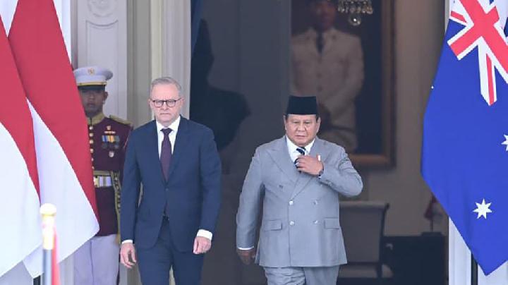 Inside Prabowo-Australian PM Talks at the Palace