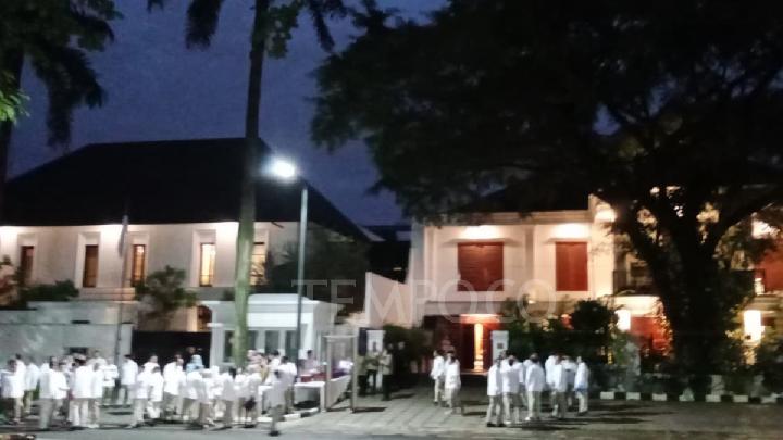 Jajaran Elite Gerindra Rayakan HUT Partai di Rumah Prabowo