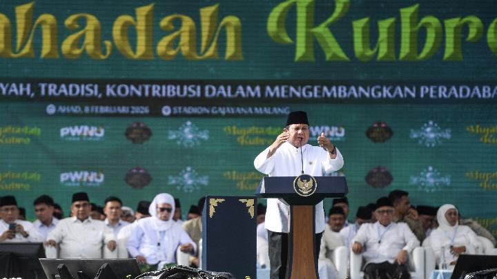 Key Points from Prabowo's Speech at NU Centennial Gathering