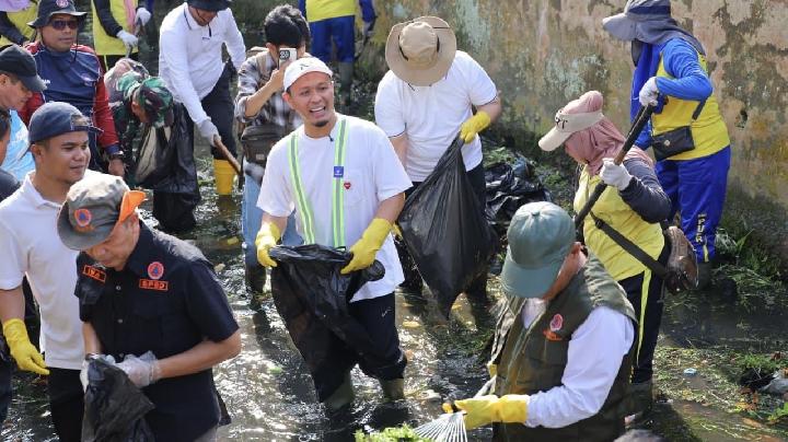 Pemprov Riau dan Pemko Pekanbaru Kompak Gotong Royong Bersama Forkopimda