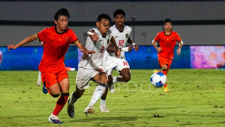 Indonesia U-17 Crushed 0-7 by China in Friendly Match