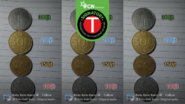 Fact Check: These Four Indonesian Rupiah Coins Do Not Sell for Hundreds of Millions