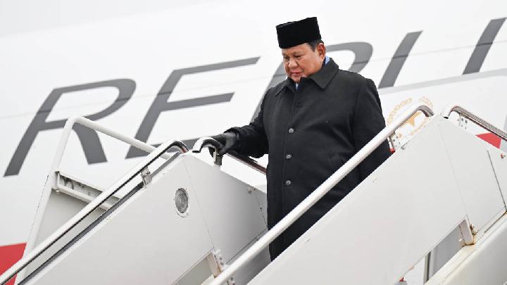 Prabowo Arrives in the US for Board of Peace Summit