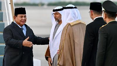Prabowo Subianto’s Visit to the United Arab Emirates