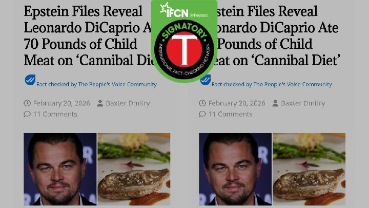 Fact Check: Epstein Files Do Not Show Leonardo DiCaprio Practiced 'Cannibal Diet'