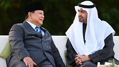 Prabowo Meets MBZ Forge Stronger Strategic Ties 