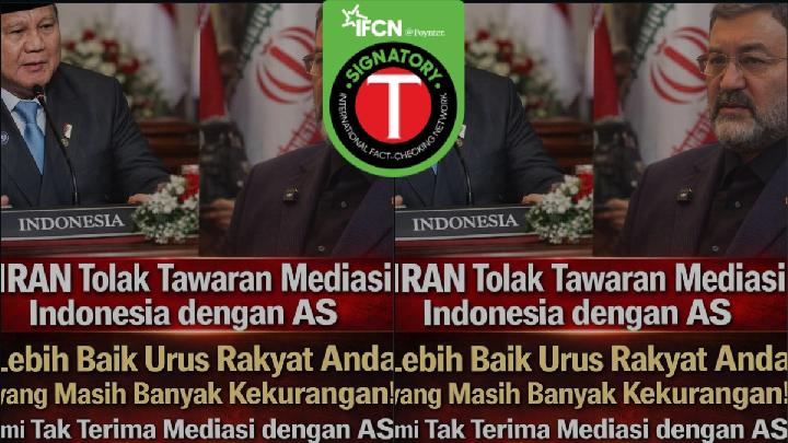 Fact Check: Did Iran's Envoy Tell Prabowo to Mind His Own People?