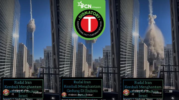 Fact Check: Video of Israeli Skyscraper Hit by Iran Missile Is Fake