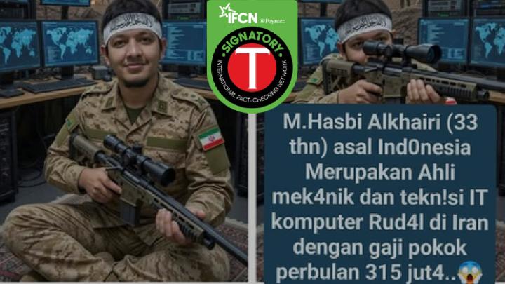 Fact Check: AI-Generated Photos Portray Indonesian Man as Iran Missile Technician