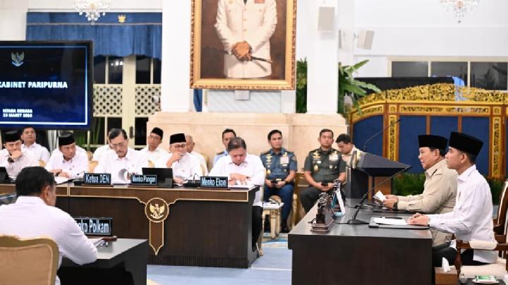Prabowo to Brief Ministers and First-Echelon Officials Today