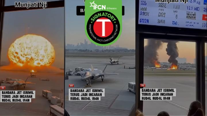 Fact Check: Claims of Iran Attack Videos at Israel's Main Airport Misleading