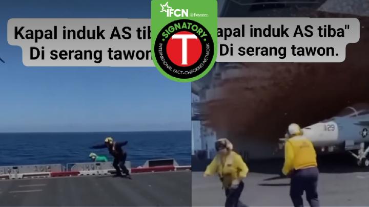 Fact Check: Fake Video of U.S. Aircraft Carrier Attacked by Bees