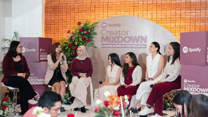 Kreator Perempuan Indonesia Dorong Tren Video Podcast di Spotify