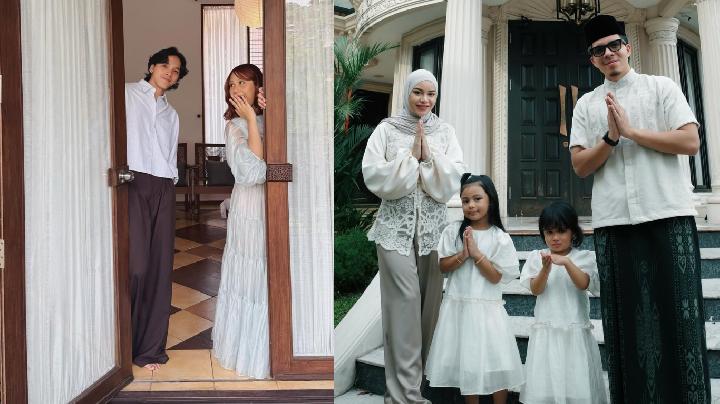 Highlight 6 Gaya Artis Pakai Baju Putih di Lebaran 2026