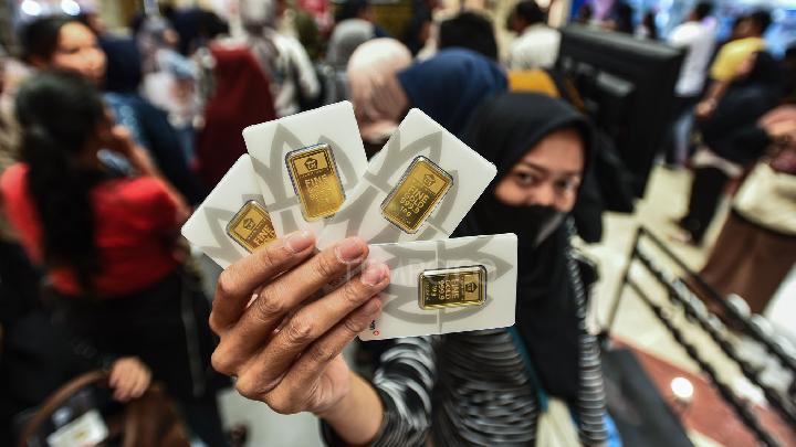 Antam Gold Price Surges to Rp2,837,000 per Gram After Plunges