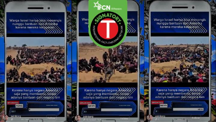 Fact Check: Misleading Footage Claimed as Israeli Refugees After Iran Attack