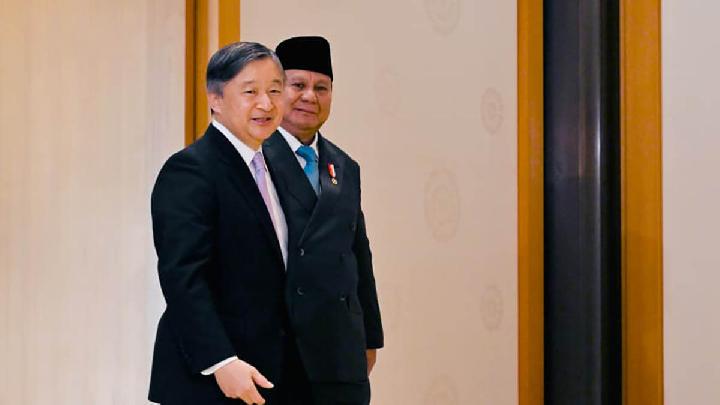 Prabowo Meets Emperor Naruhito in Bid to Bolster Indonesia-Japan Ties