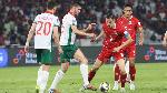 Indonesia's Jay Idzes challenges a Bulgarian player in the FIFA Series 2026 final at Gelora Bung Karno Stadium, Jakarta, March 30, 2026. Tempo/Ilham Balindra
