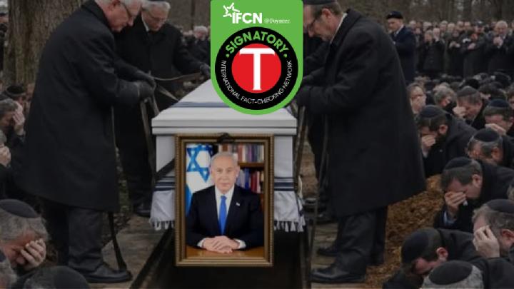 Fact Check: AI-Generated Photos of Israeli PM Netanyahu's Funeral