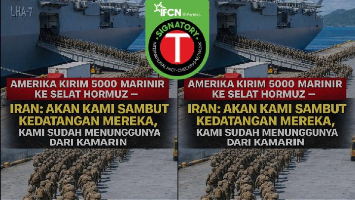 Fact Check: Partly True, US Sends Marines to Hormuz but Images Are Fake