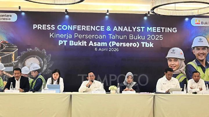Laba Bersih PT Bukit Asam Tahun 2025 Anjlok 42,5 Persen