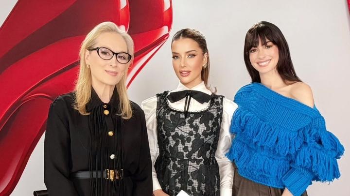 Keseruan Tasya Farasya Bertemu Meryl Streep dan Anne Hathaway di Jepang