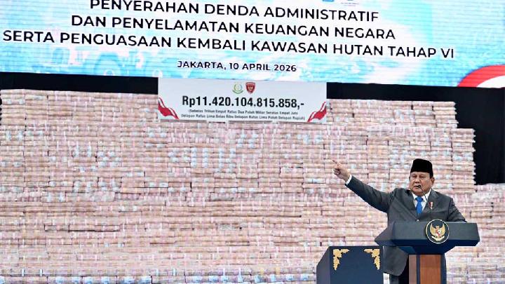 Prabowo Claims Forest Task Force Saves 10% of State Budget