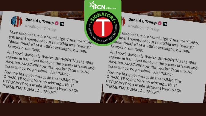 Fact Check: Donald Trump Did Not Mention Sunni-Shia in Indonesia Over Iran