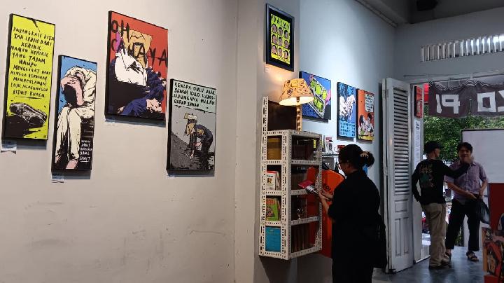 Cara Ilustrator Palembang Suarakan Kegelisahan Sosial